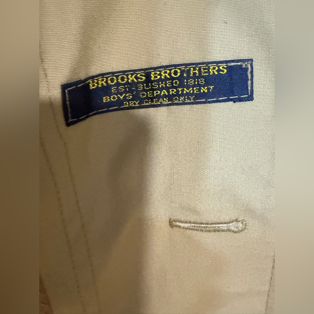 Brooks Brothers trenchcoat